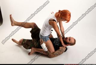 Couple With Edgar Choke Pose